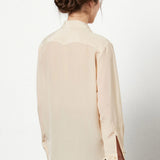 Selma Classic Shirt in Crepe de Chine
