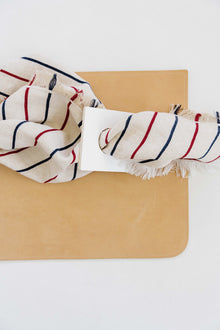 Square Cuoio Set of 4 Napkin Rings