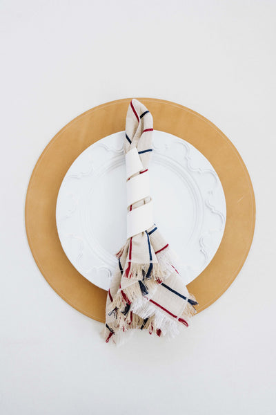 Round Cuoio Set of 4 Placemats