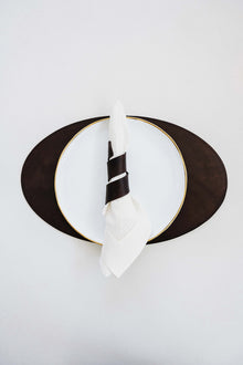 Oval Cuoio Set of 4 Placemats