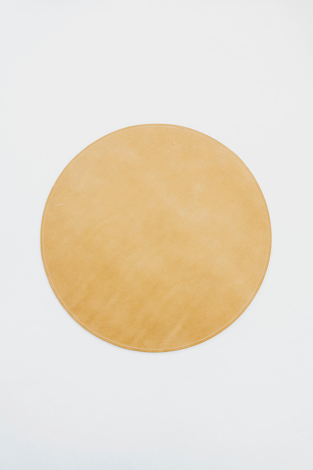 Round Cuoio Set of 4 Placemats