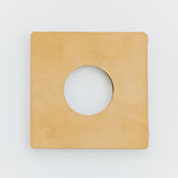 Peter Speliopoulo Projects Square Cuoio Set of 4 Napkin Rings