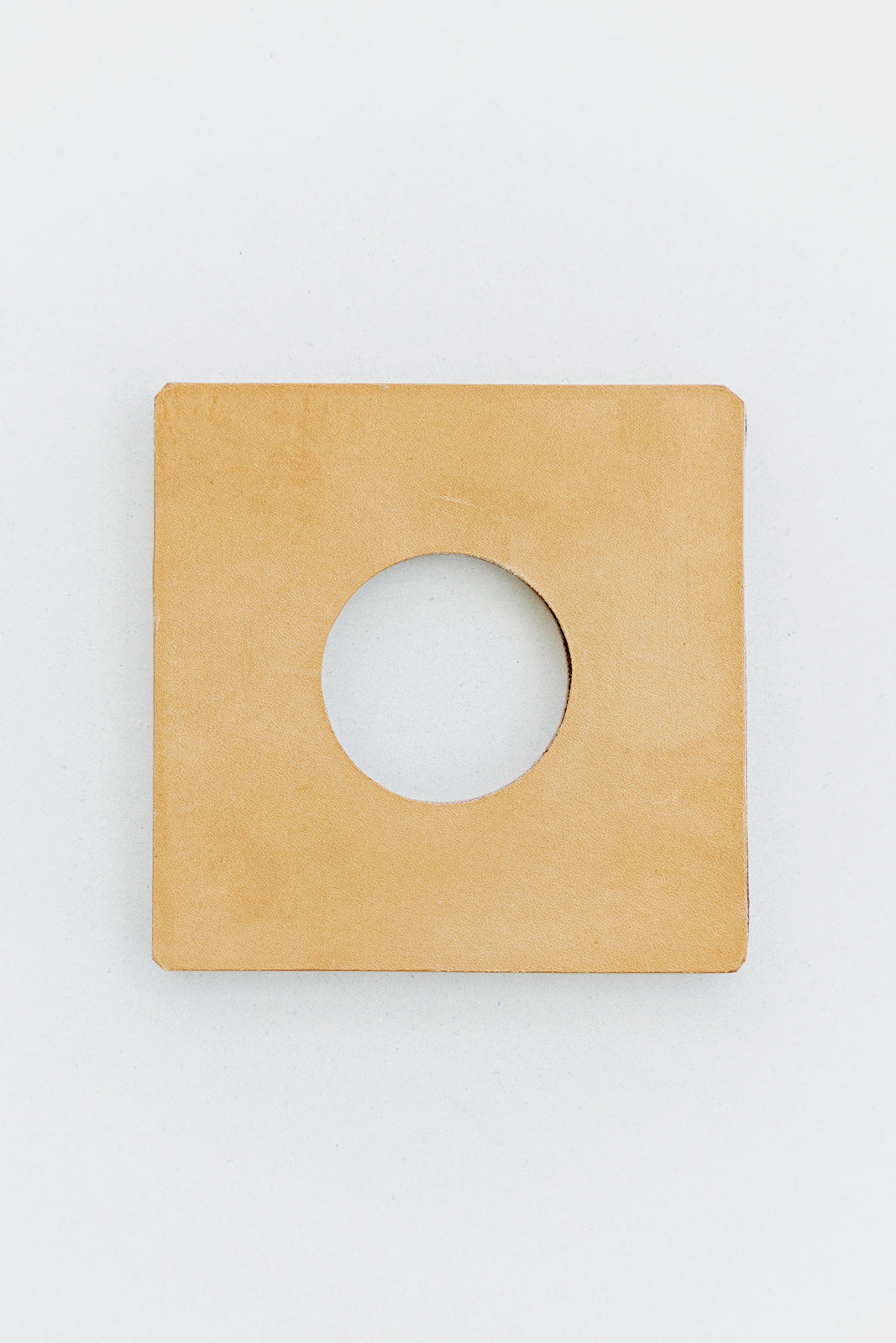 Square Cuoio Set of 4 Napkin Rings