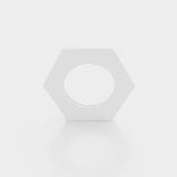 Peter Speliopoulo Projects Hex Cuoio Set of 4 Napkin Rings