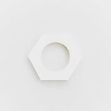 Peter Speliopoulo Projects Hex Cuoio Set of 4 Napkin Rings