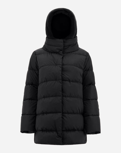 Hooded Quilted Coat