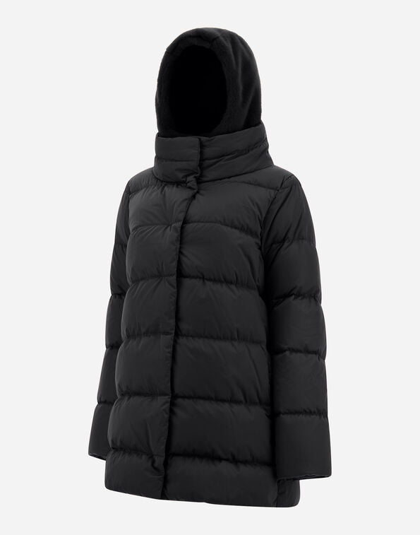 Hooded Quilted Coat