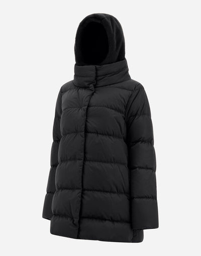 Hooded Quilted Coat