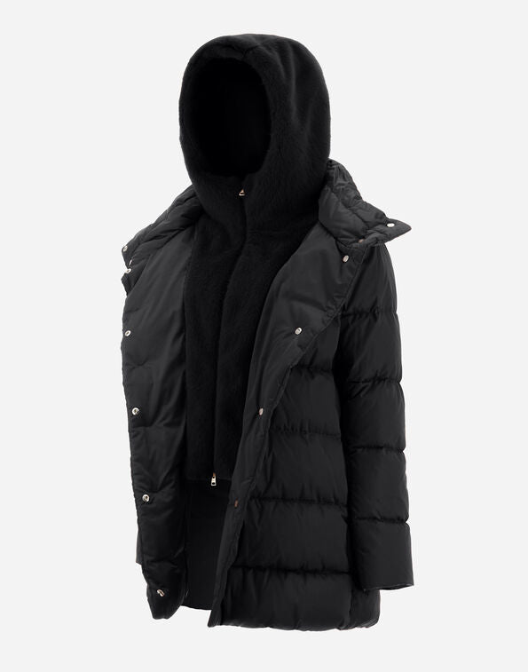 Hooded Quilted Coat