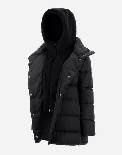 Hooded Quilted Coat