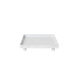 Astier de Villatte Setsuko Square Platter with Feet