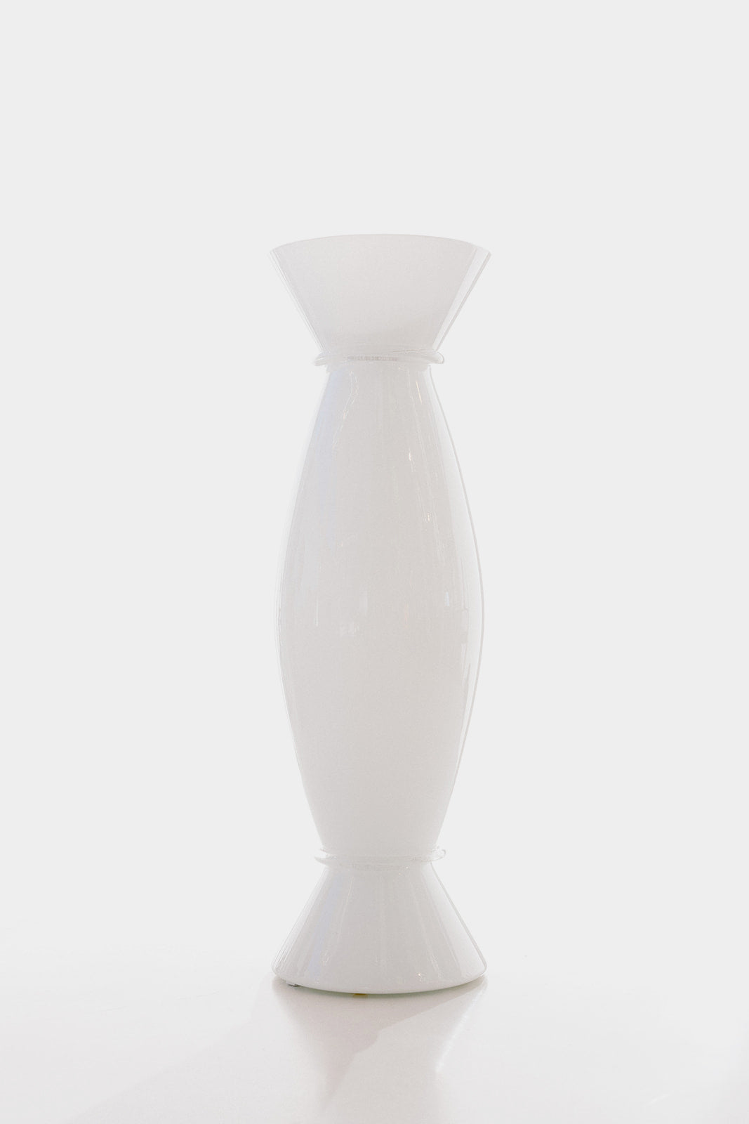 White Venini Zucchero Sugar Vase