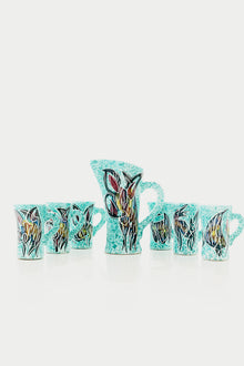 Blue Borty Fruit Juice Service Set