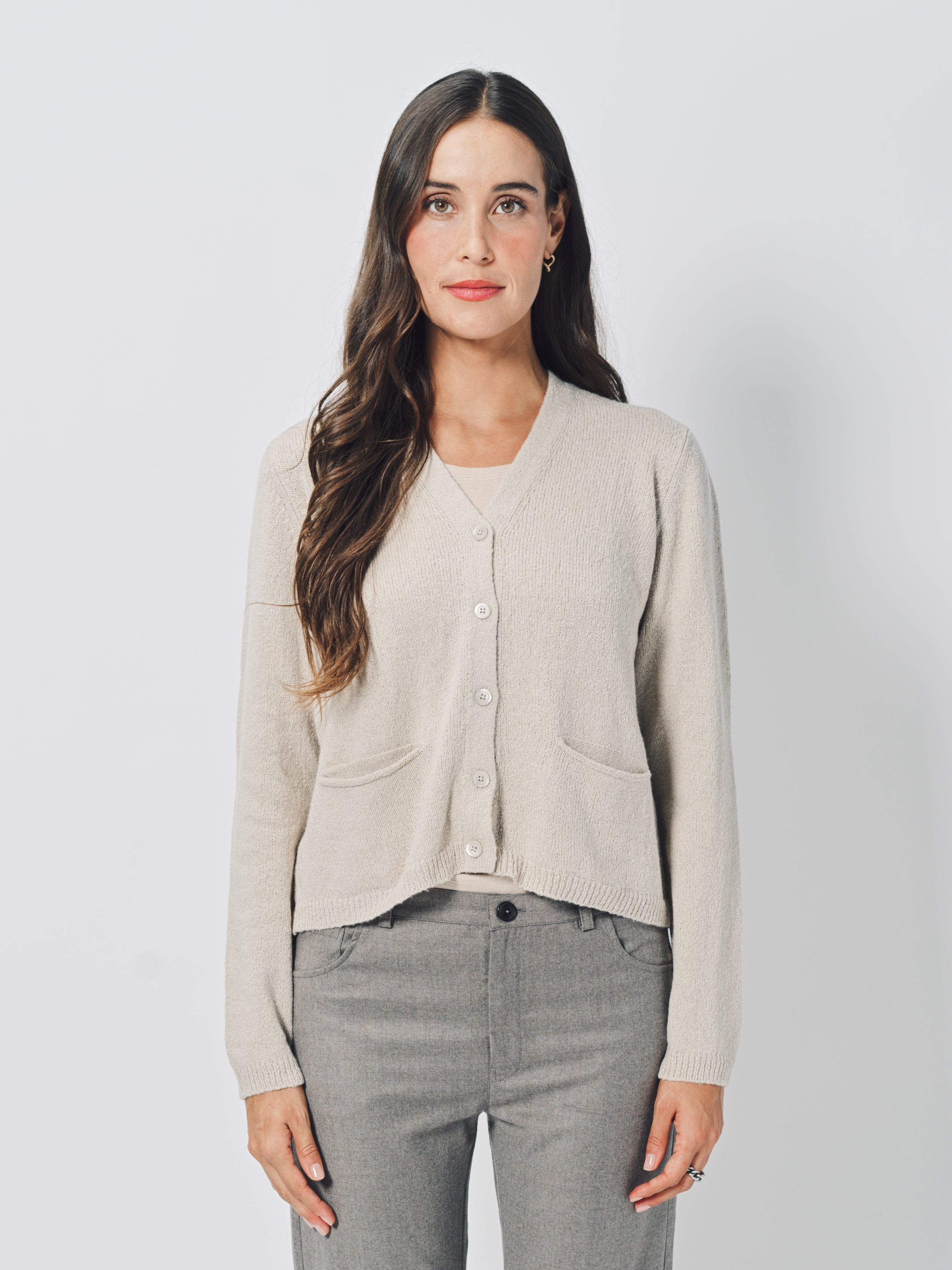 Private 0204 Cotton, Silk, Cashmere Cardigan Champ / 2