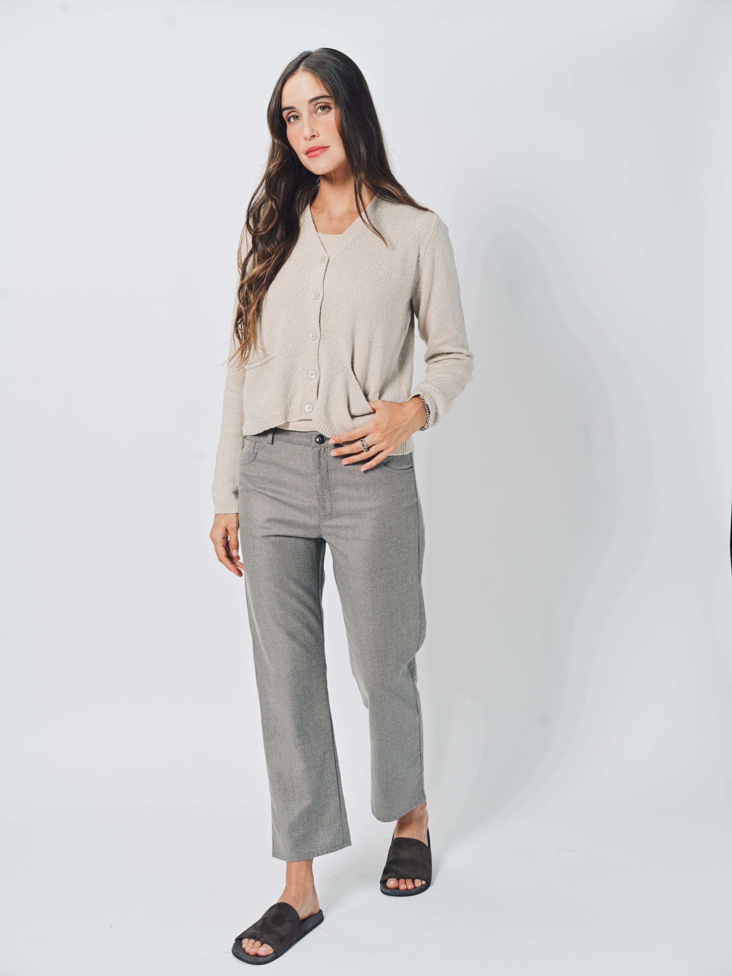 Private 0204 Cotton, Silk, Cashmere Cardigan Champ / 2