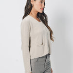 Private 0204 Cotton, Silk, Cashmere Cardigan Champ / 2