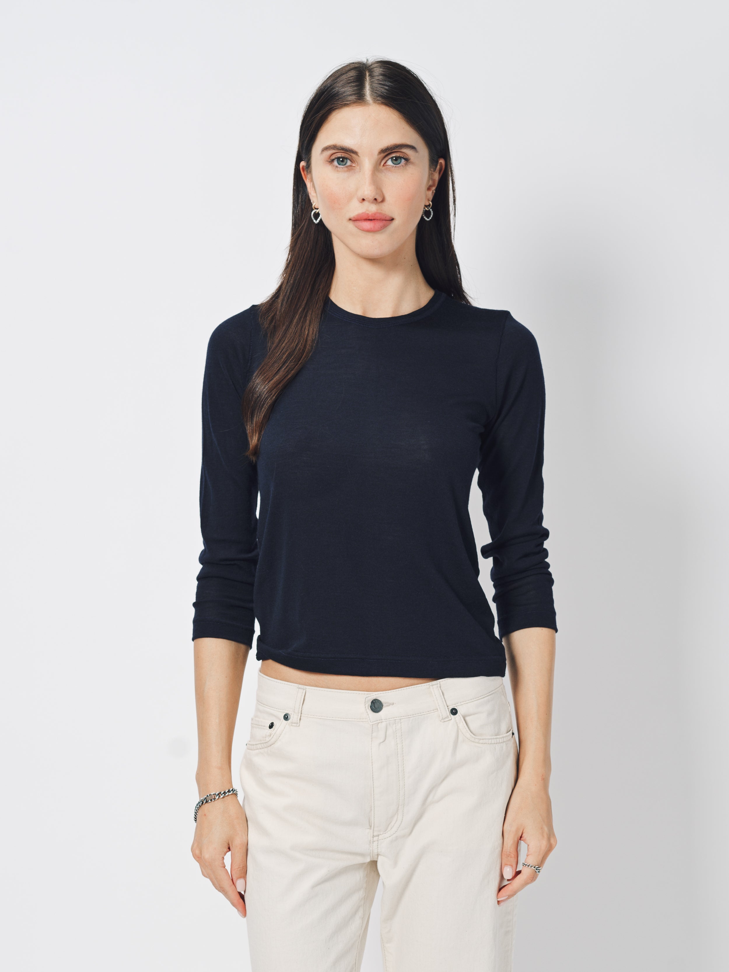 Private 0204 X-Fine Wool Shirt Ink / 1
