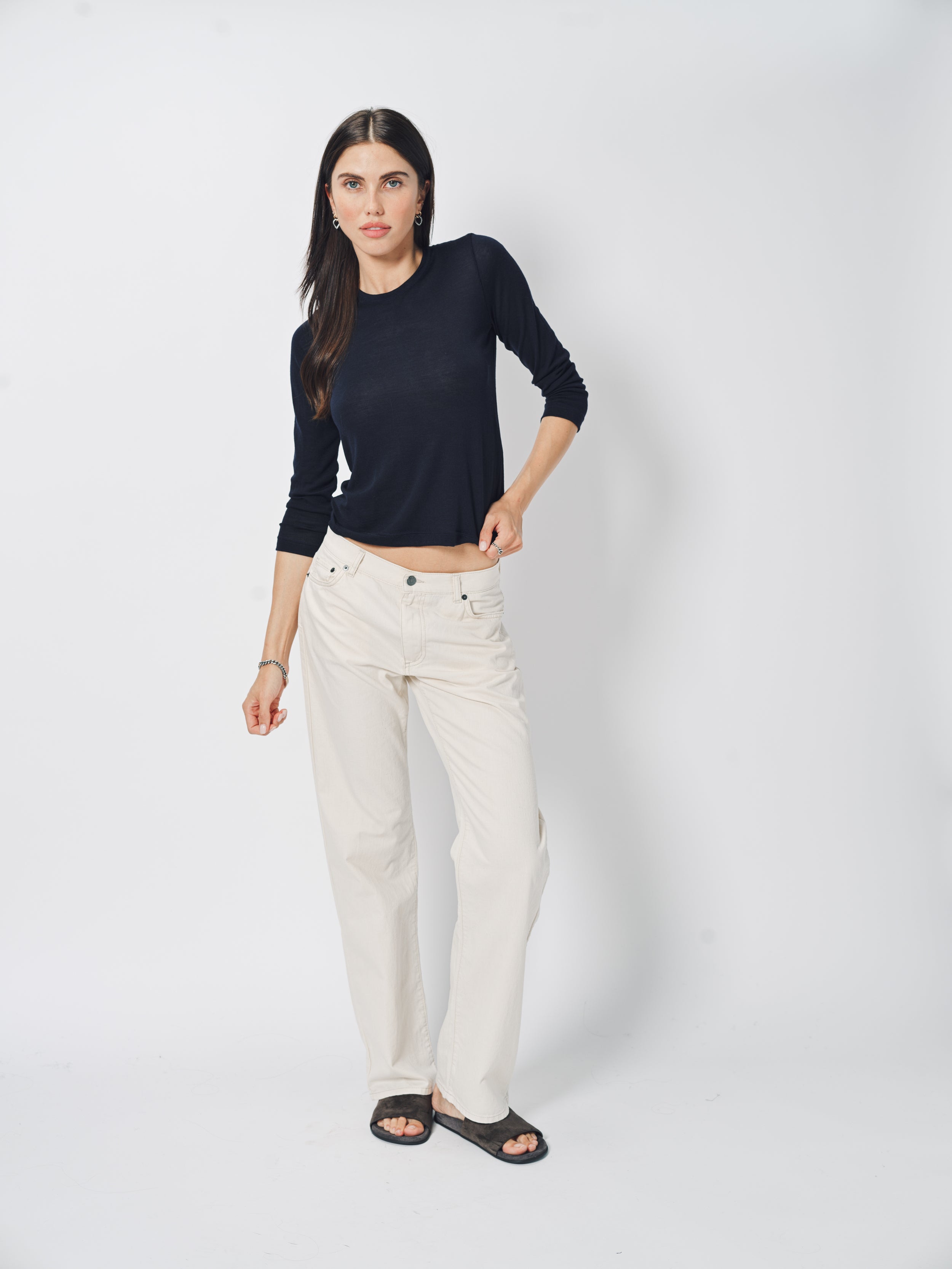 Private 0204 X-Fine Wool Shirt Ink / 1