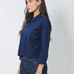 Private 0204 Cotton Poplin Shirt Ink / 1