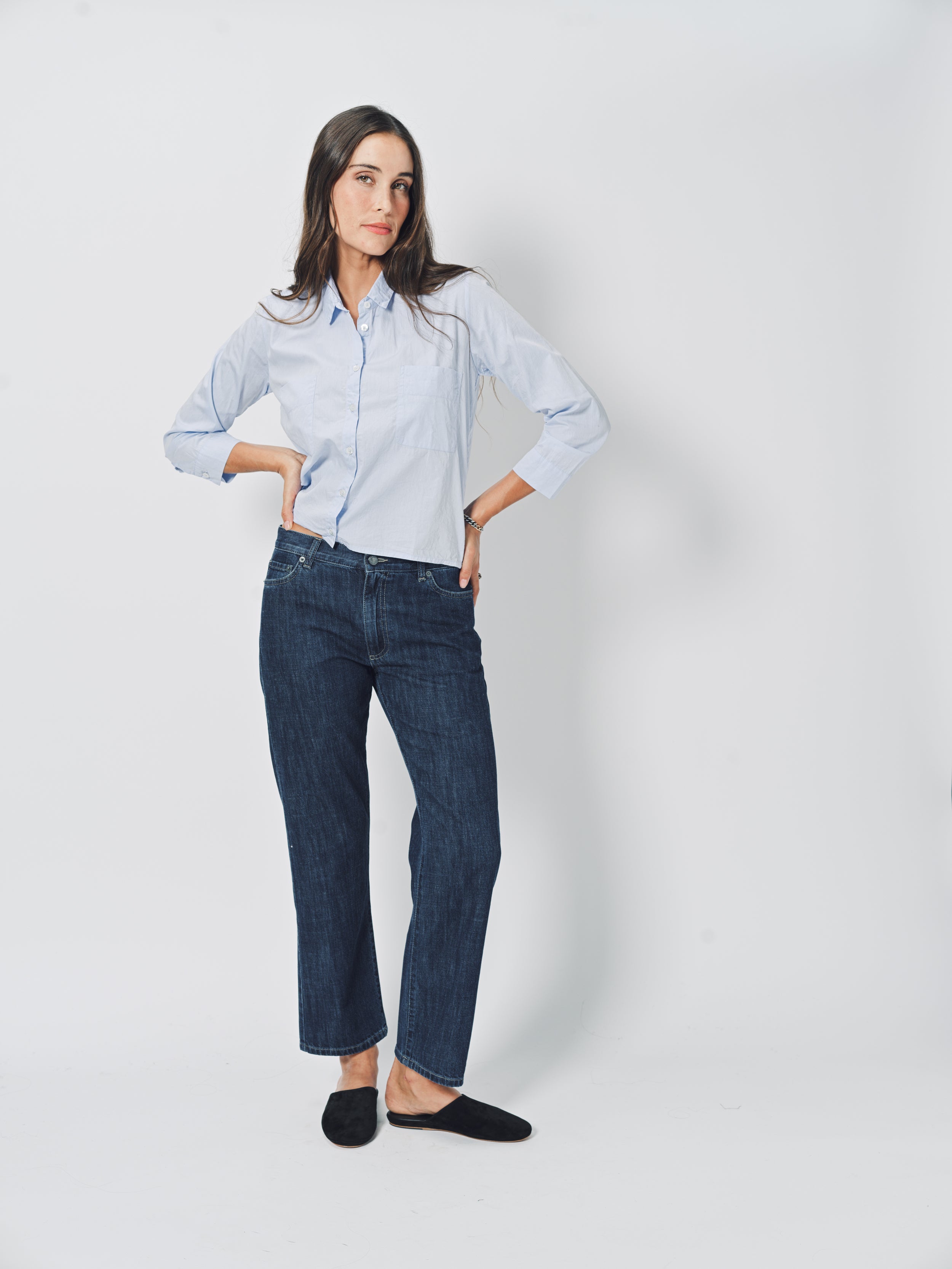Private 0204 Cotton Poplin Shirt Sky / 1