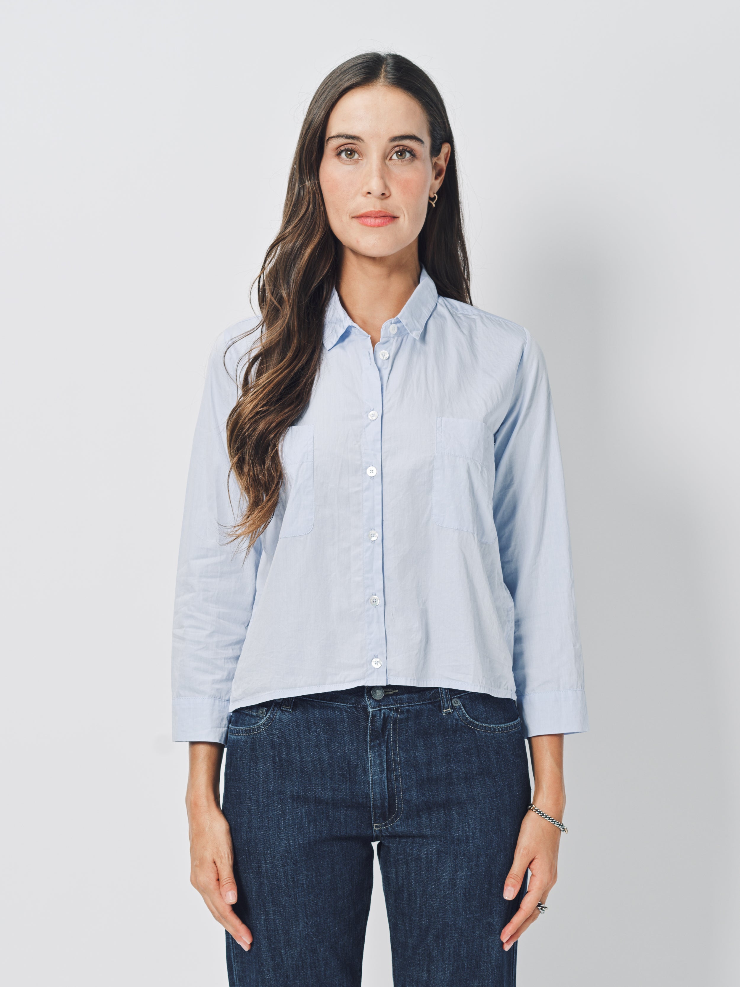 Private 0204 Cotton Poplin Shirt Sky / 1