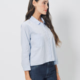 Private 0204 Cotton Poplin Shirt Sky / 1