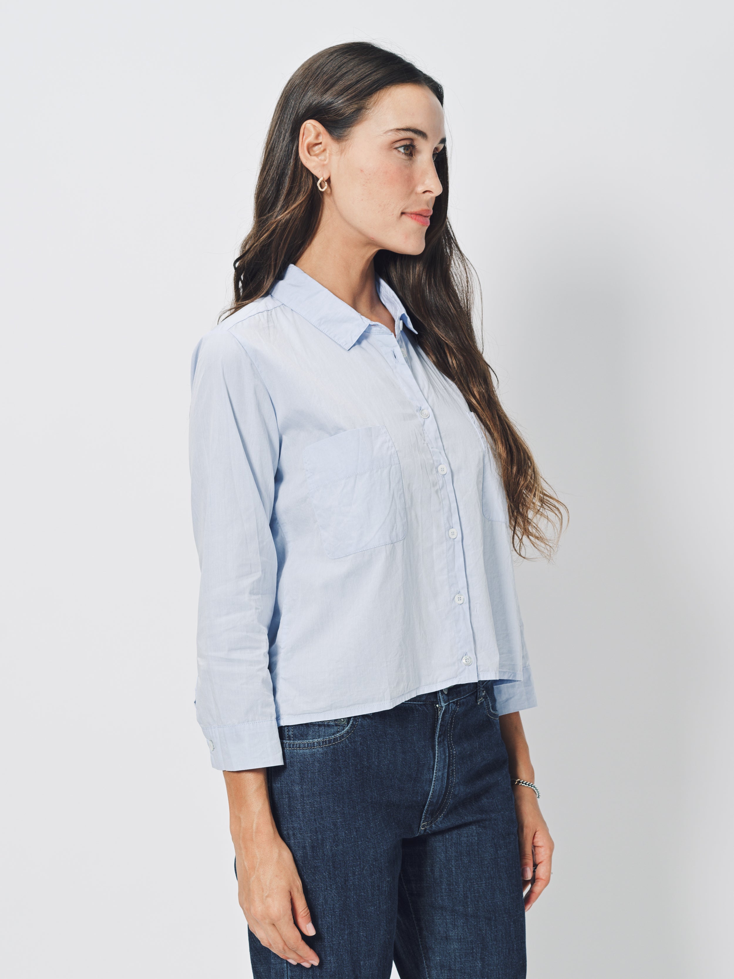 Private 0204 Cotton Poplin Shirt Sky / 1