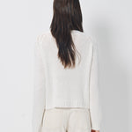 Private 0204 Cashmere Sweater with Pocket White / 1