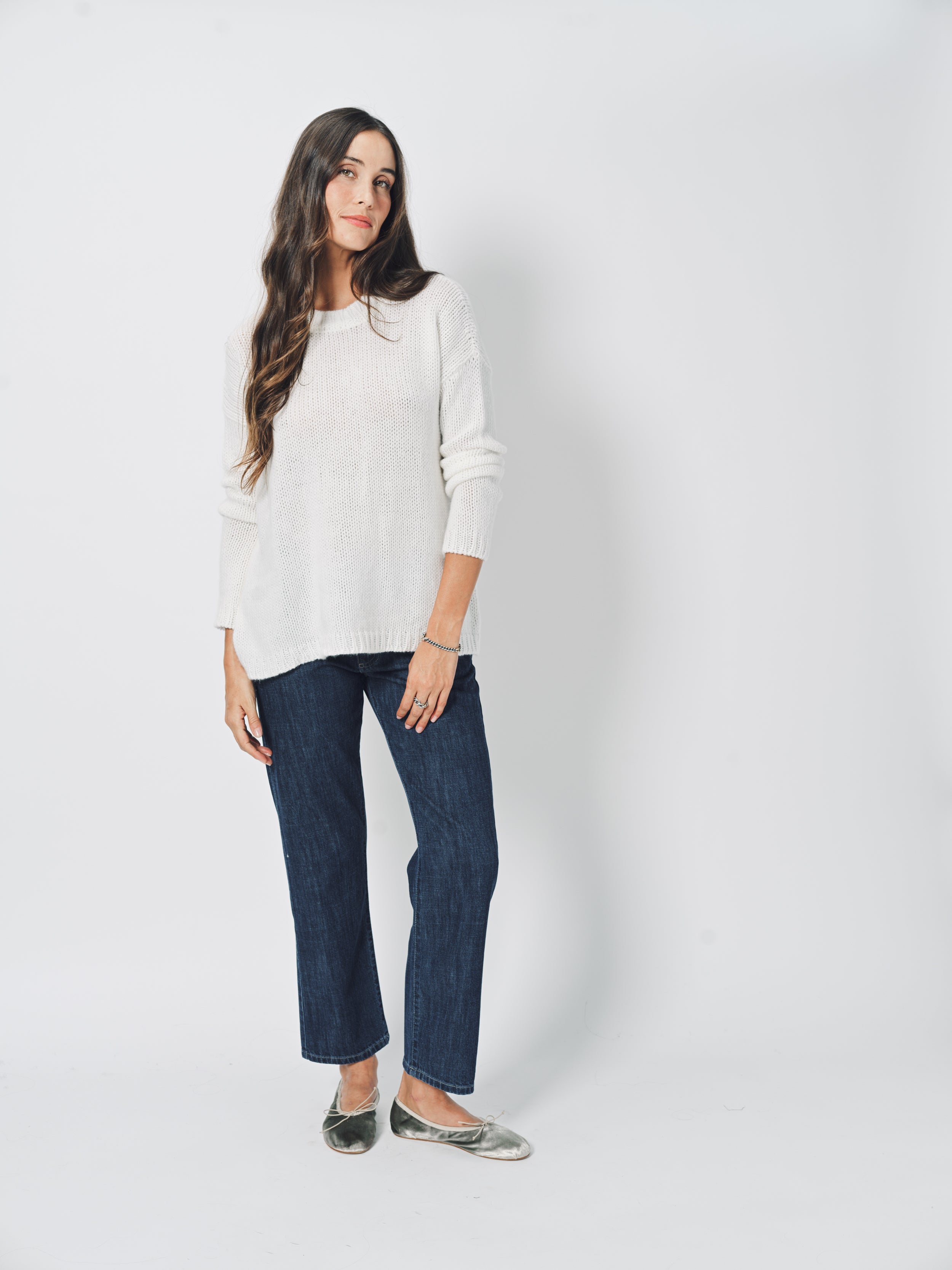 Private 0204 Cashmere Sweater White / 1