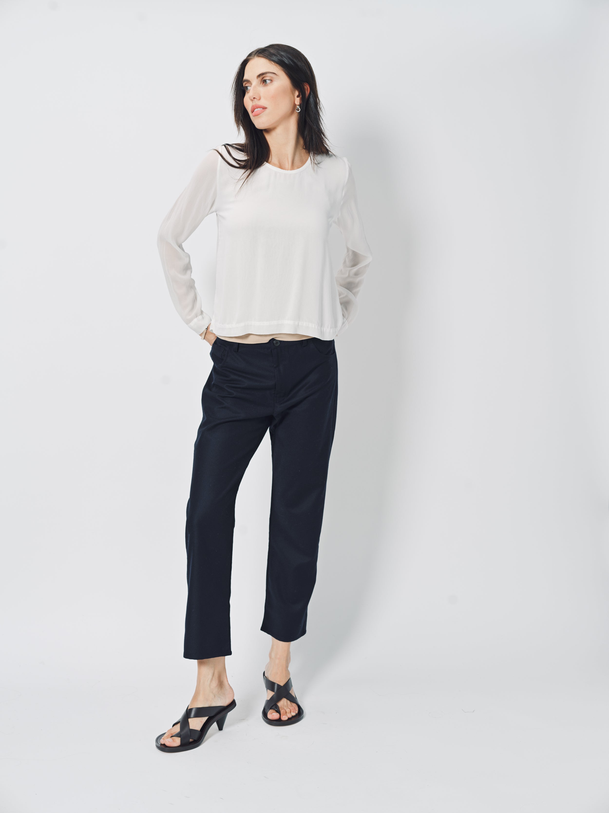 Private 0204 Silk Shirt White / 1