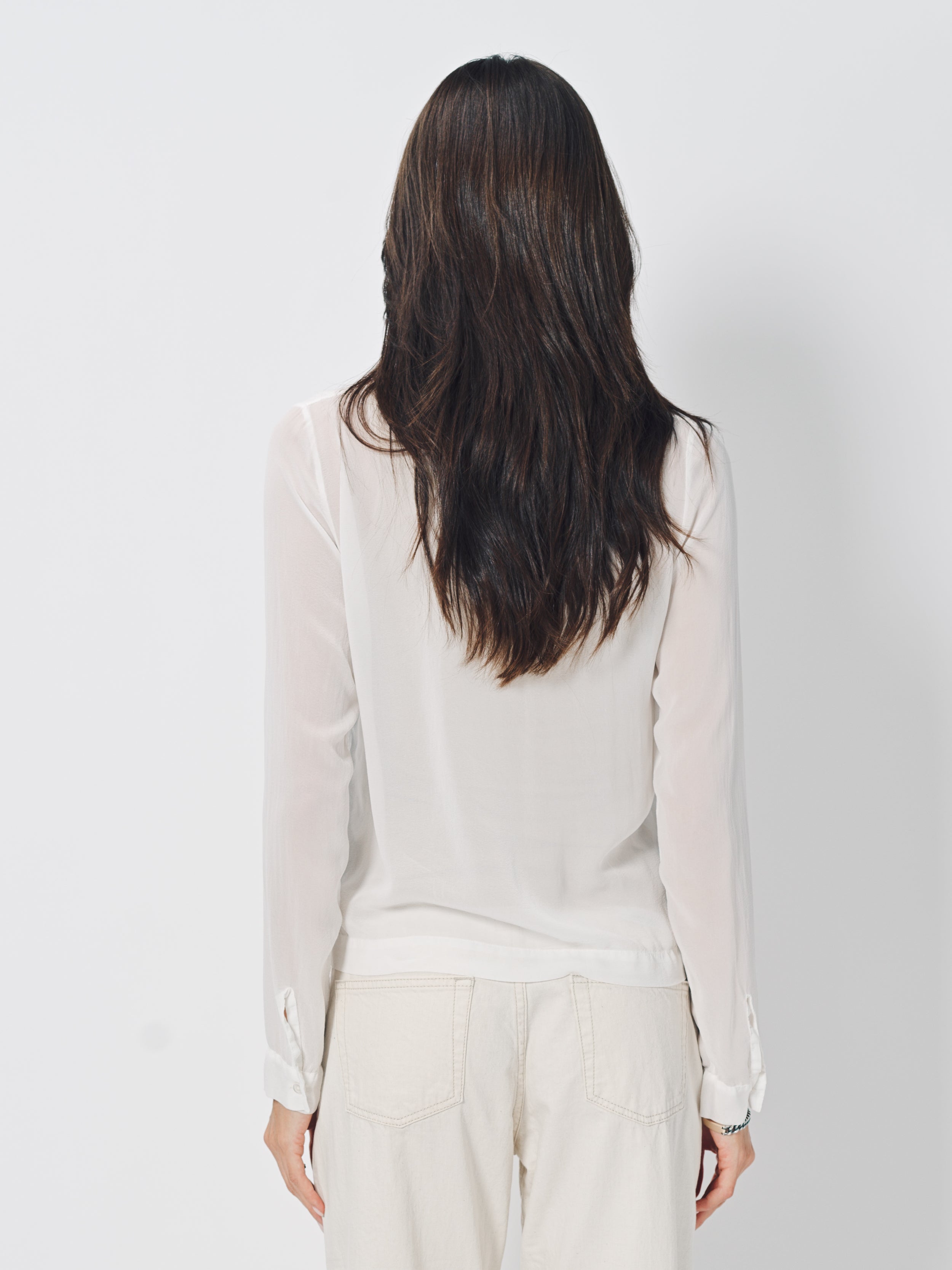 Private 0204 Silk Shirt White / 1