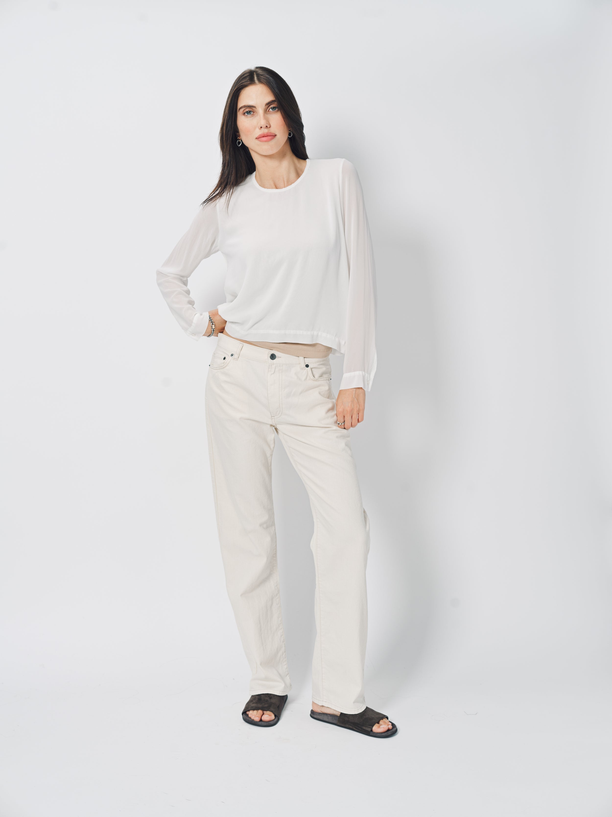 Private 0204 Silk Shirt White / 1