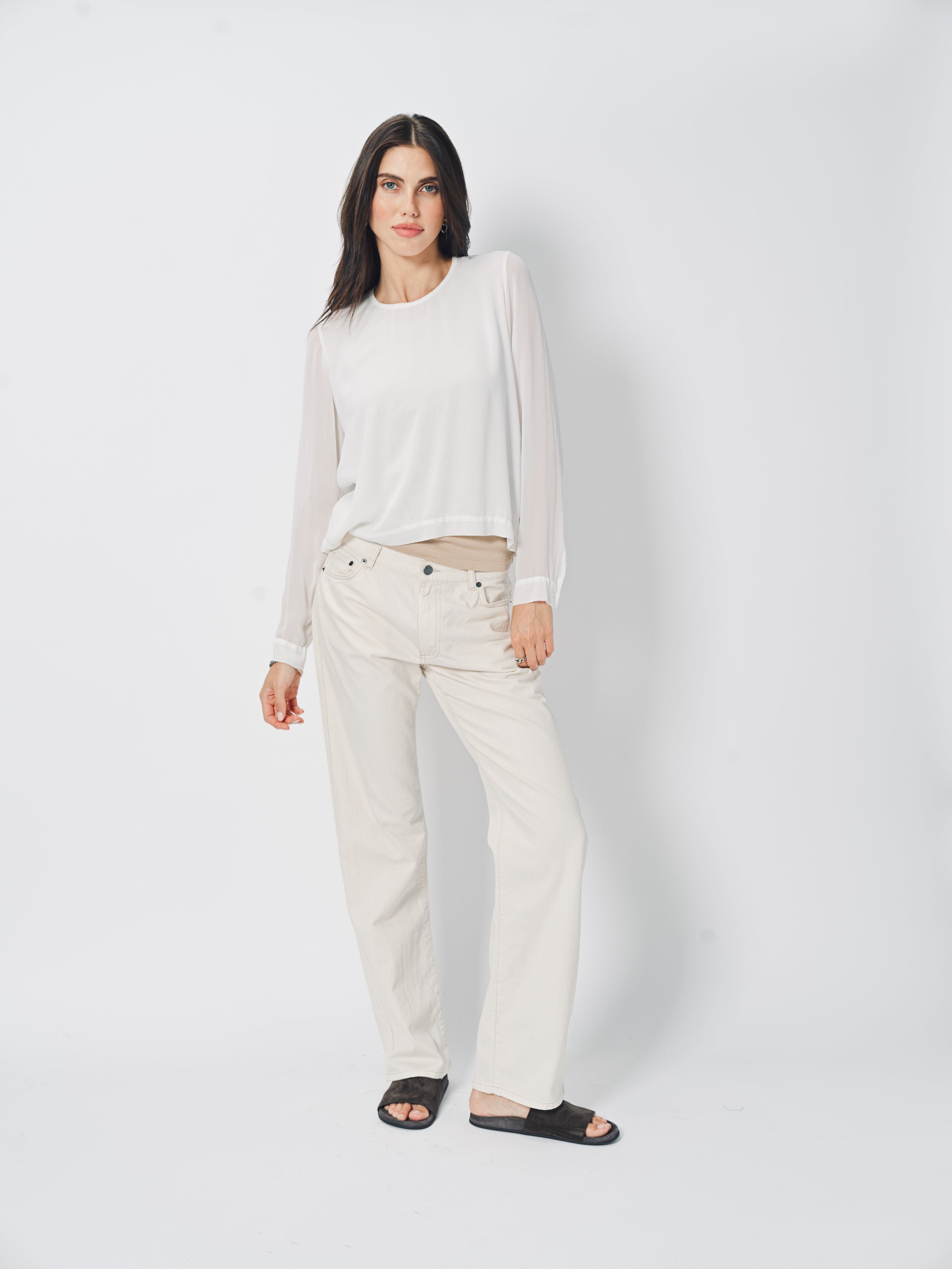 Private 0204 Silk Shirt White / 1