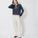 Private 0204 Brushed Cotton Shirt Ink / 1