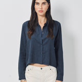 Private 0204 Brushed Cotton Shirt Ink / 1