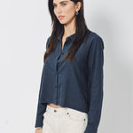 Private 0204 Brushed Cotton Shirt Ink / 1