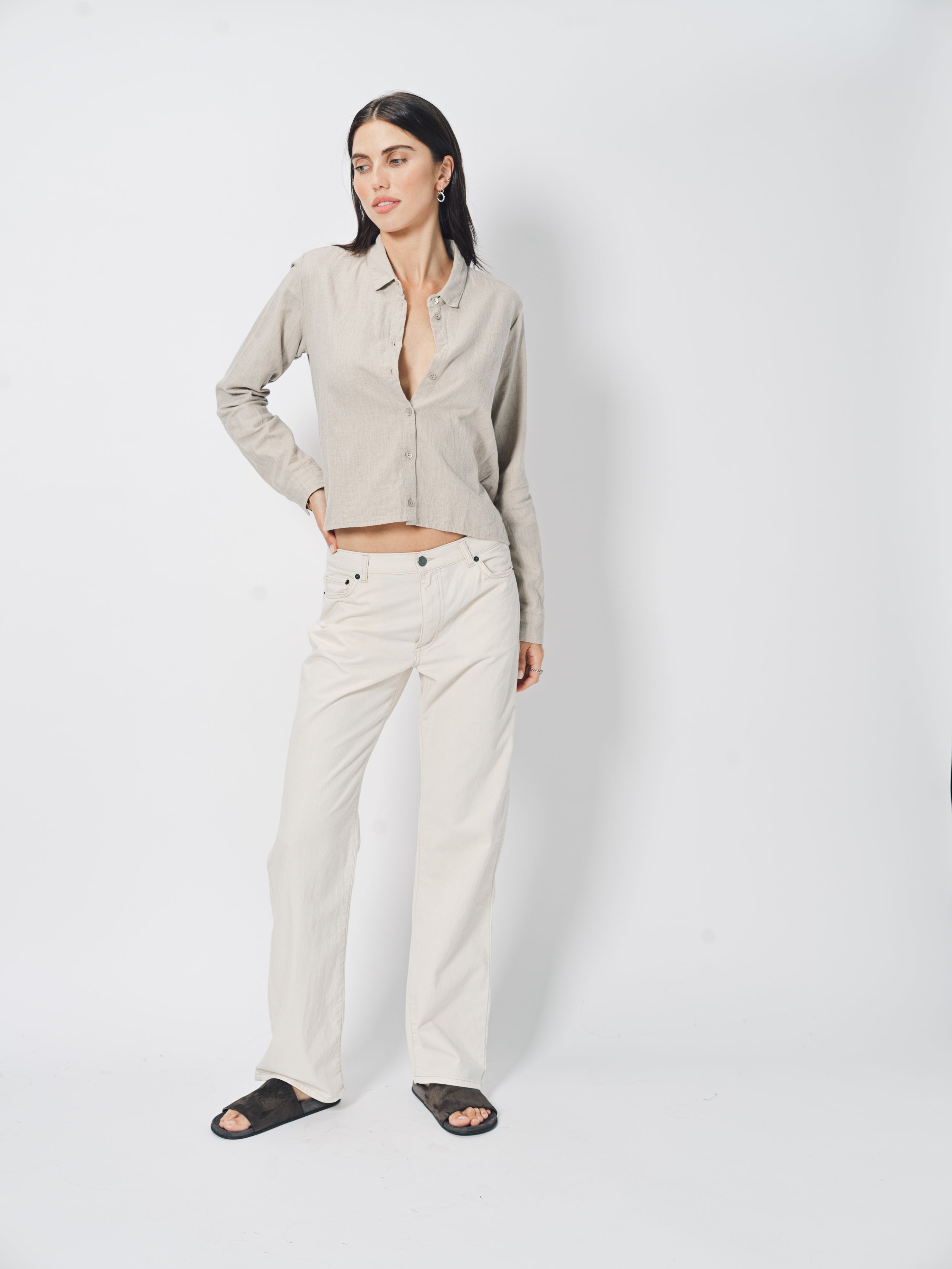 Private 0204 Brushed Cotton Shirt Sanda / 1