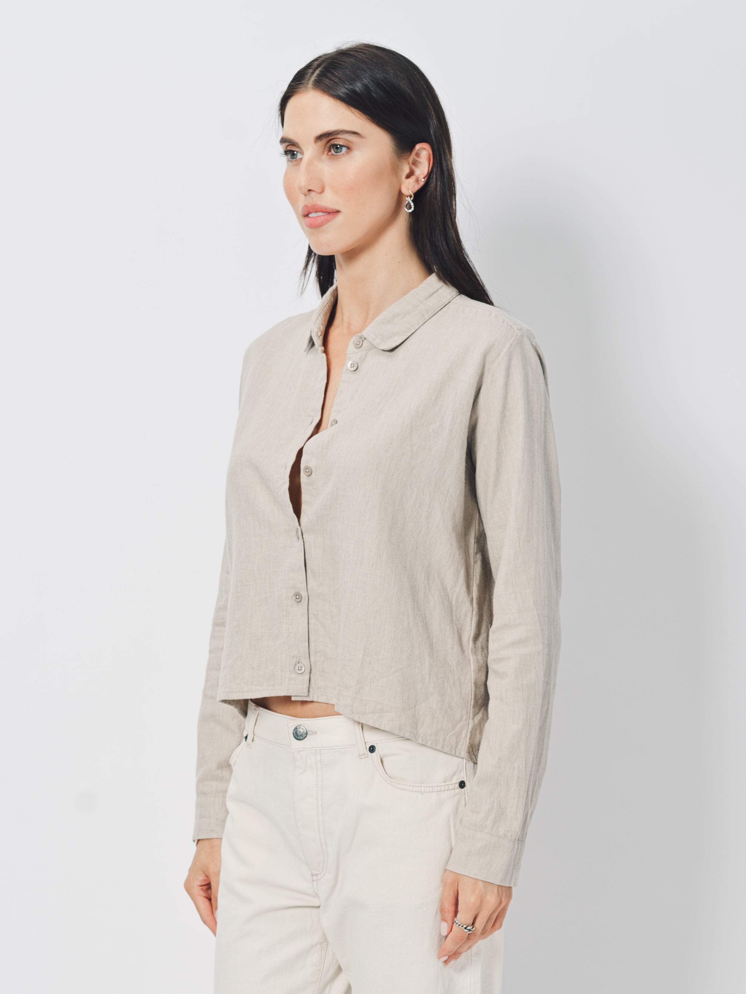Private 0204 Brushed Cotton Shirt Sanda / 1