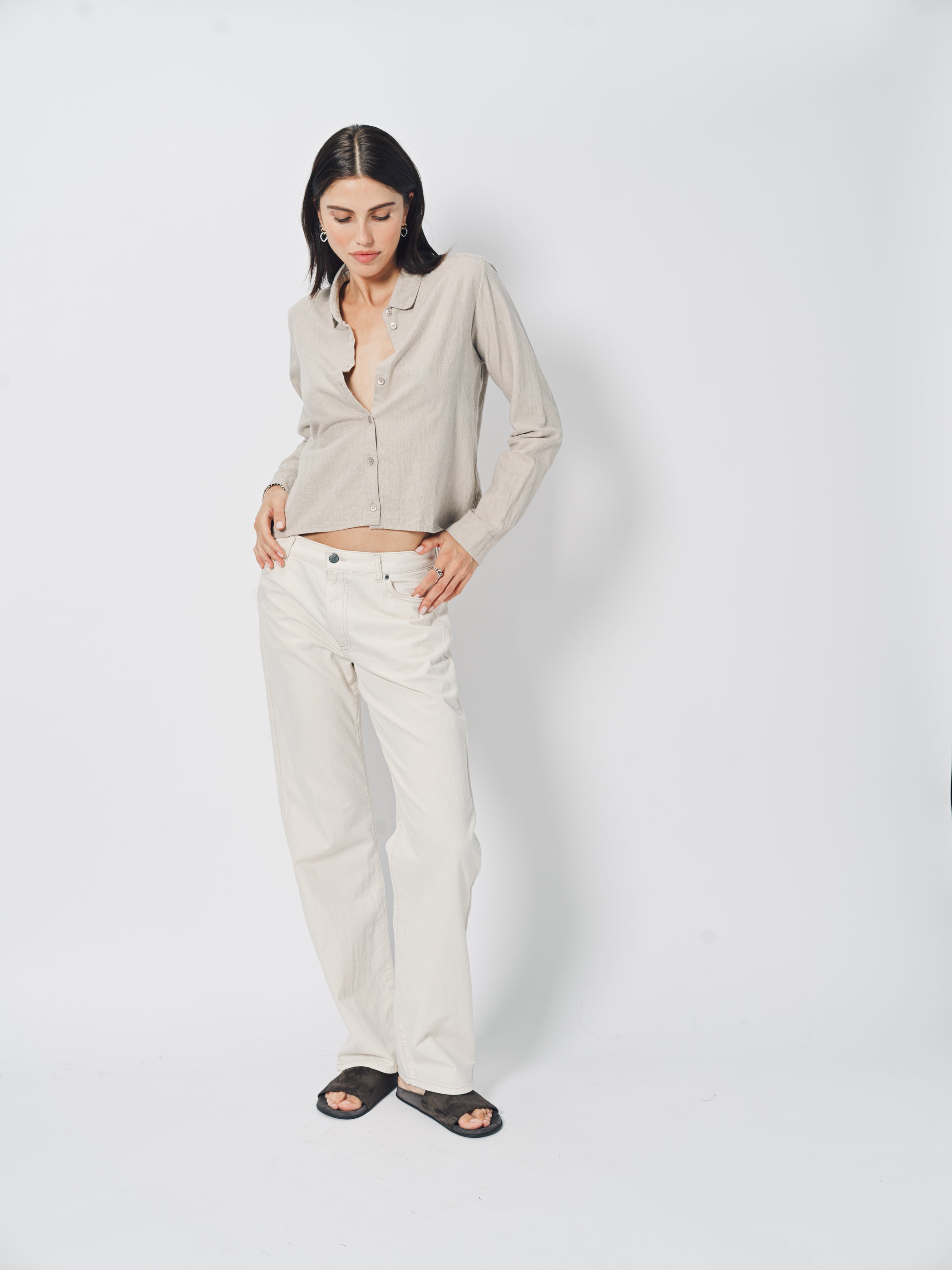Private 0204 Brushed Cotton Shirt Sanda / 1
