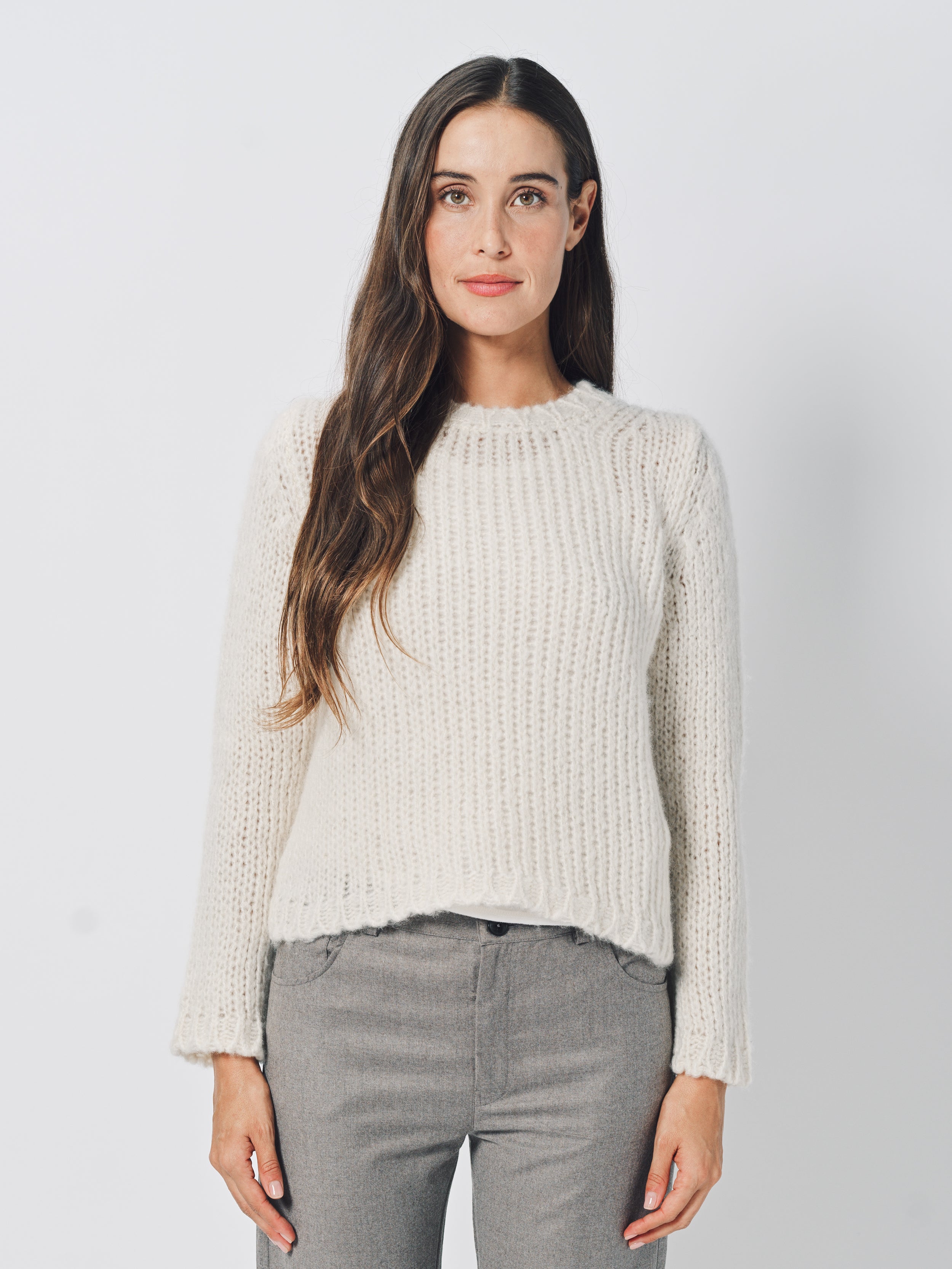Private 0204 LS Sweater White / 3