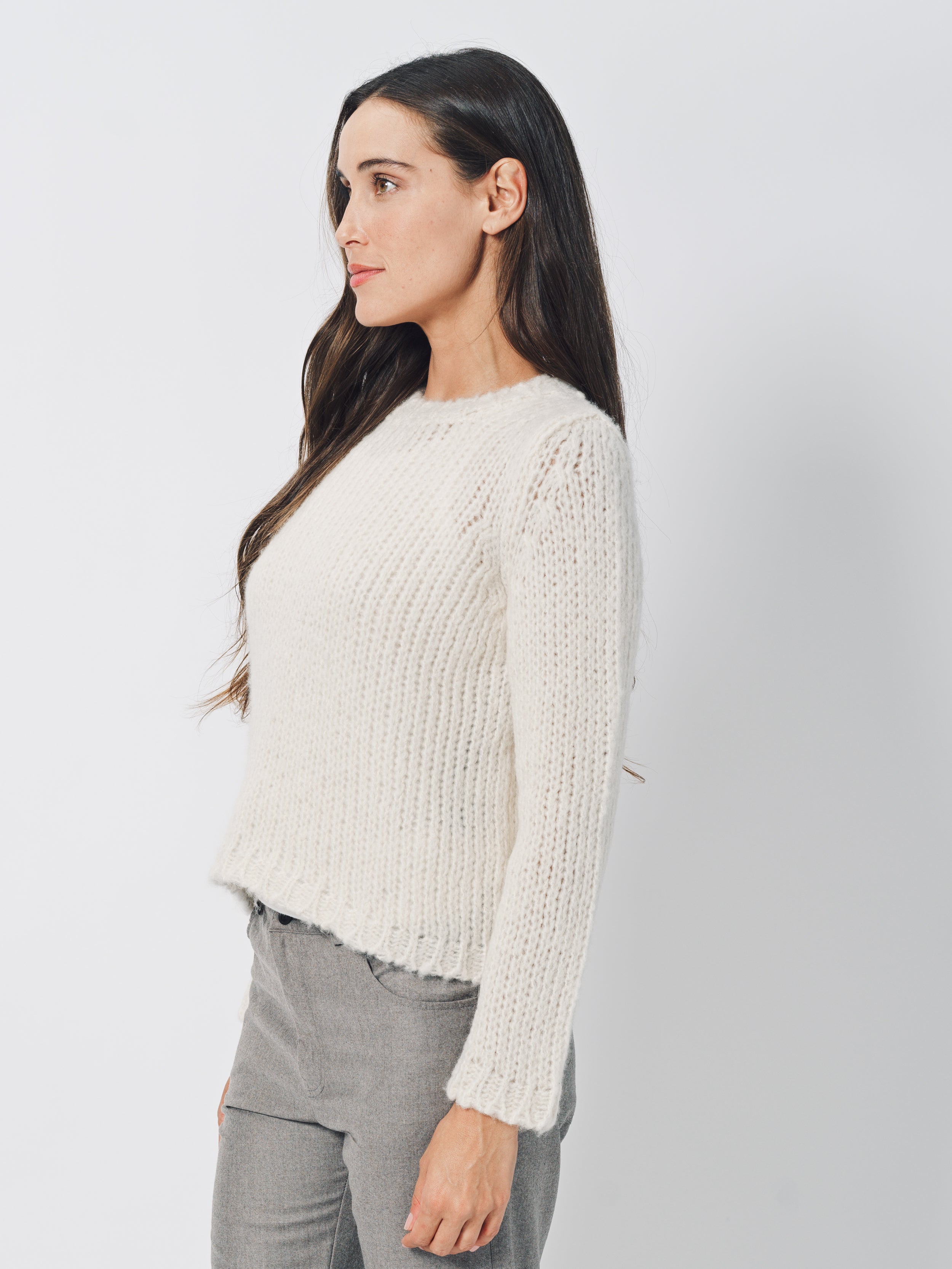 Private 0204 LS Sweater White / 3