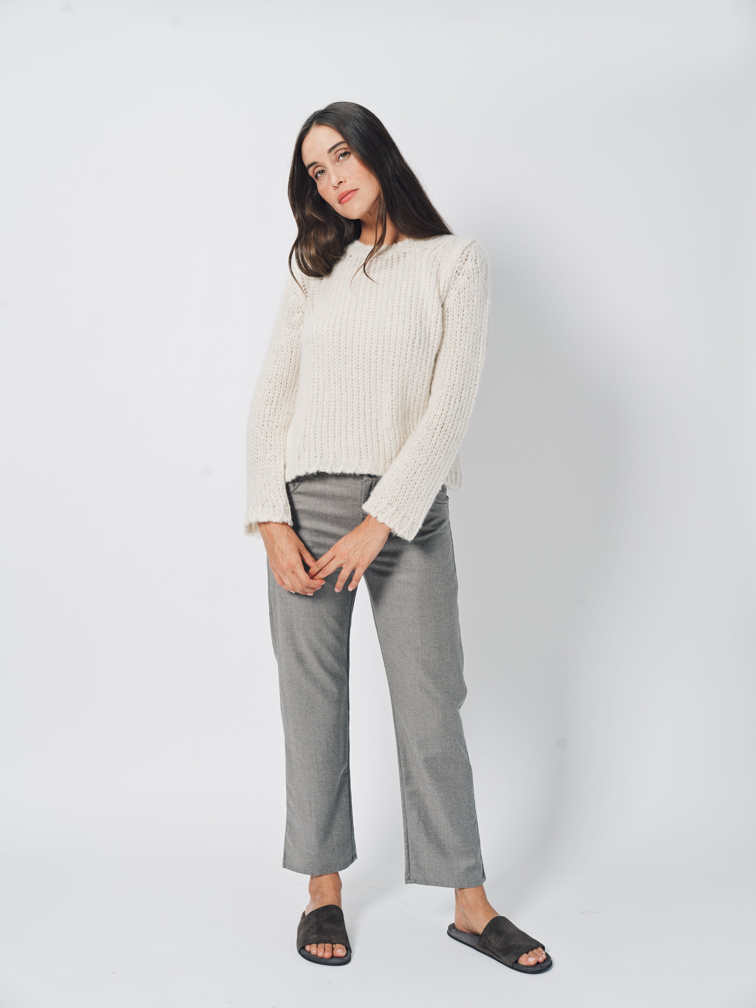 Private 0204 LS Sweater White / 3