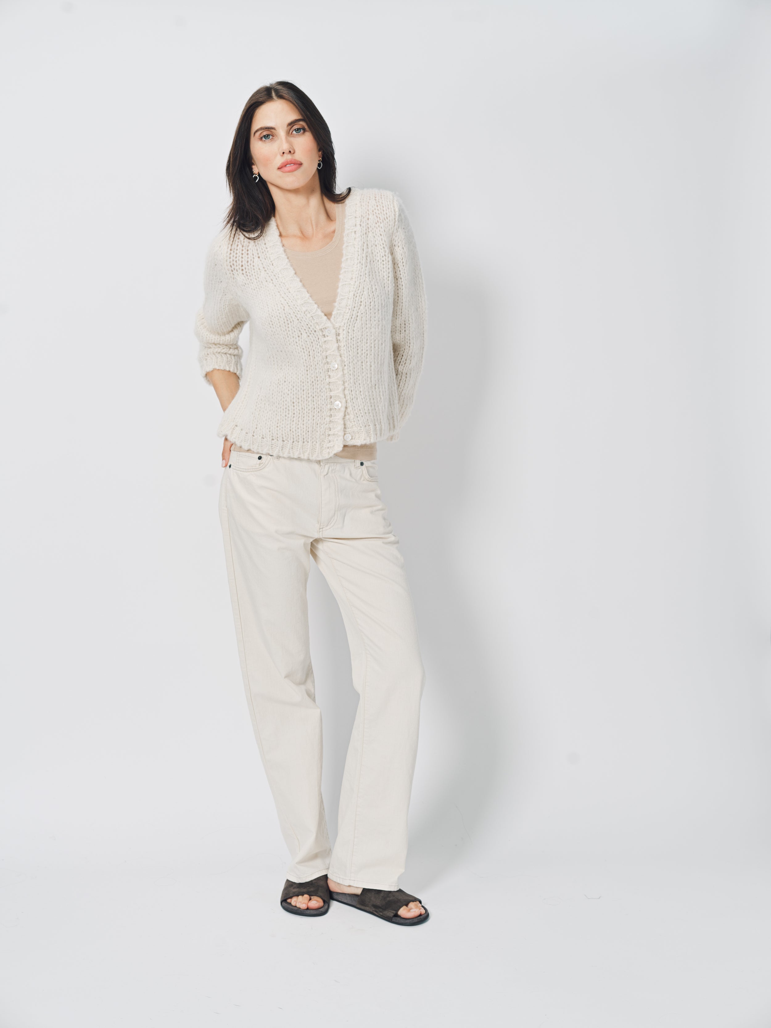 Private 0204 Cardigan White / 3
