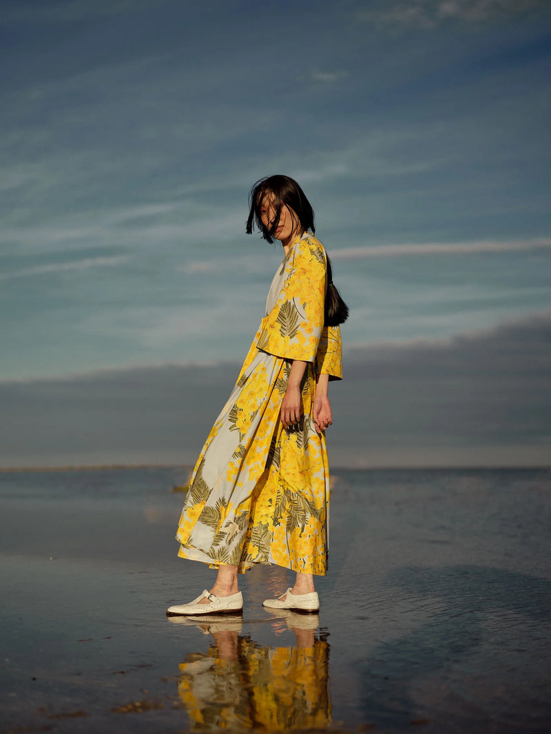 Almudena Poplin Robe Dress