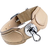 Front view of sand the dorro collar on white background, with no model shown.