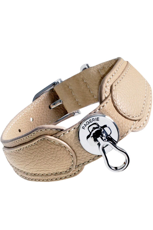 Front view of sand the dorro collar on white background, with no model shown.