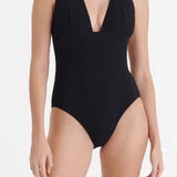 Eres Paillette One-Piece in Noir