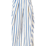 Rosie Assoulin Pleated Asymmetrical Pant