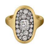 SHOLA BRANSON Diamond Plinth Ring