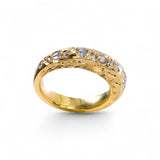 Hargreaves 18K Yellow Gold Hag Stone Ring